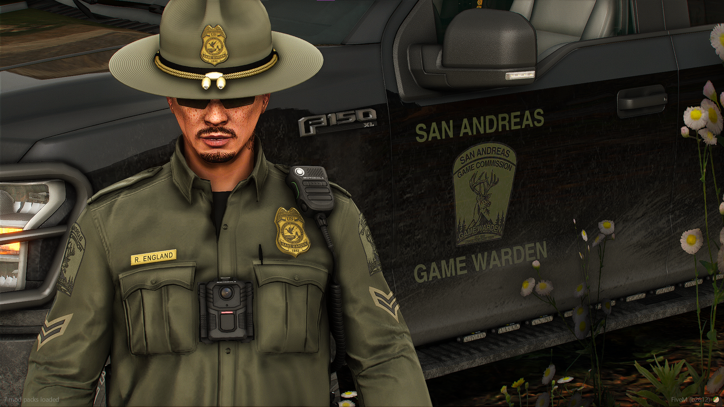 San Andreas Game Warden EUP and Liverys